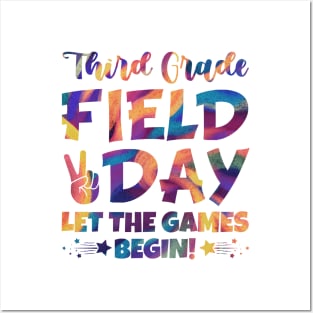 Third Grade Field Day 2024 Let The Games Begin Posters and Art